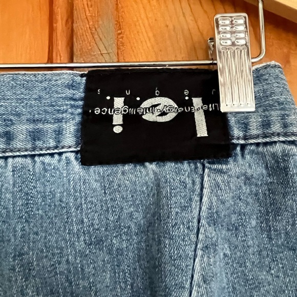 Vintage Y2K 90s LEI Sailor Button Front High Waisted Jeans Juniors Size 9 EUC - Picture 7 of 10